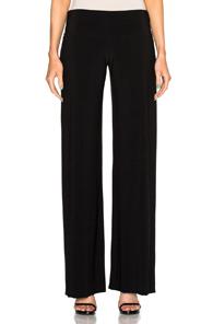 Norma Kamali Boot Pants In Black