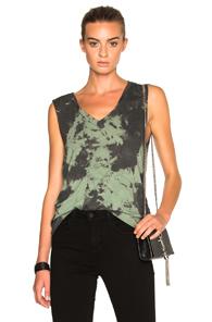 Pam & Gela Tye Dye Kate Tee In Green,ombre & Tie Dye