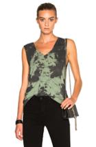 Pam & Gela Tye Dye Kate Tee In Green,ombre & Tie Dye