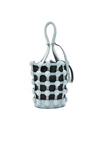 Alexander Wang Roxy Dome Stud Mini Bucket Bag In Blue