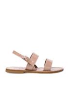 K Jacques Patent Leather Barigoule Sandals In Neutrals
