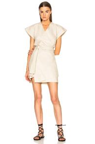 Isabel Marant Haiti Dress In Neutrals