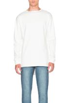 Fear Of God Long Sleeve Crewneck Tee In White