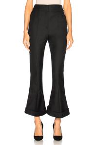 Jacquemus Cropped Pant In Black