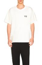 Y-3 Yohji Yamamoto Signature Tee In White