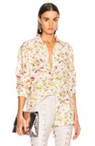 Faith Connexion Flower Shirt In White,floral,purple
