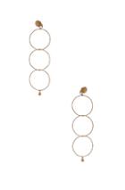Stella Mccartney Brass Drop Earrings In Metallics