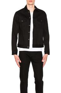 Naked & Famous Denim Jacket In Black