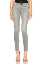 Frame Denim Skinny De Jeanne In Gray