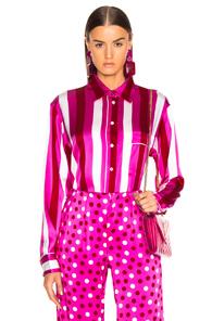 Maggie Marilyn Hand In My Hand Top In Pink,stripes