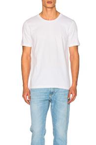 Maison Margiela Garment Dyed Basic Tee In White