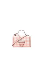 Loewe Gingham Small Barcelona Bag In Pink,checkered & Plaid
