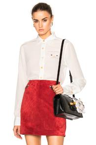 Loewe Cat Embroidery Top In White
