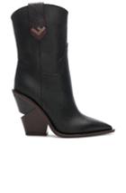 Fendi Cutwalk Western Boots In Black