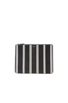 Givenchy Large Zip Pouch In Black,white,stripes