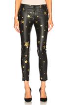 Rta Prince Leather Leggings In Black,geometric Print