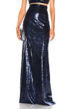 Dundas Sequin Maxi Skirt In Blue
