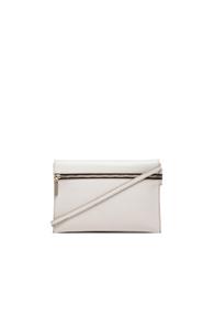 Victoria Beckham Zip Pouch Cross Body In Neutrals