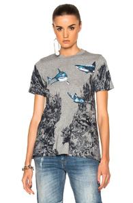 Stella Mccartney Underwater T-shirt In Abstract,gray