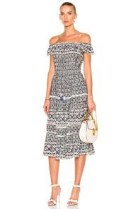 Sea Margherite Maxi Dress In Blue,floral,neutrals