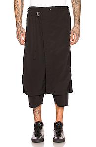 Yohji Yamamoto Wrap Pants In Black
