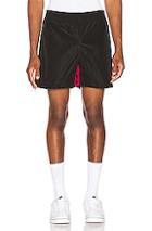 Wales Bonner Football Shorts In Black,red