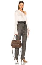 Ann Demeulemeester Off The Shoulder Blouse In Neutrals,pink