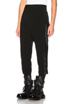Rick Owens Tux Cropped Astaires In Black