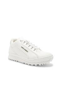 Saint Laurent Lace-up Trainers In White