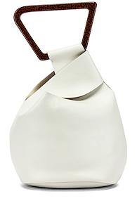 Cult Gaia Astraea Tote Bag In White