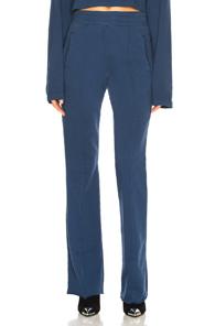 Cotton Citizen Milan Flared Trouser In Blue