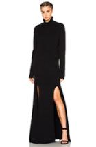 Baja East Slit Maxi Dress In Black