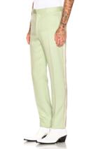 Calvin Klein 205w39nyc Wool Twill Uniform Pant In Green