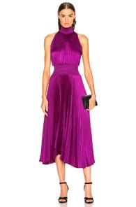 A.l.c. Vintage Satin Renzo Dress In Purple