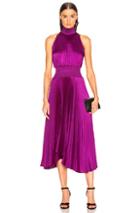 A.l.c. Vintage Satin Renzo Dress In Purple