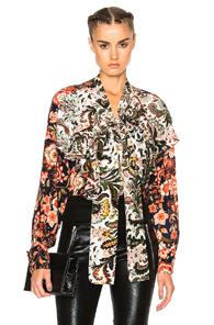 Faith Connexion Printed Top In Neutrals,floral