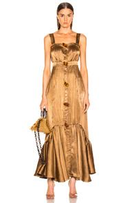 Atoir Strung Up Dress In Metallic