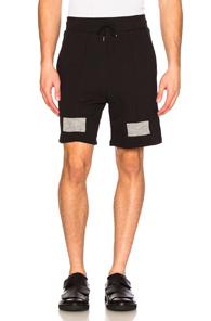 John Elliott Paneled Shorts In Black