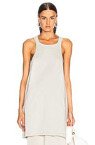 Rick Owens Open Tank Top In Gray