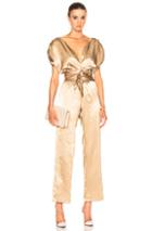 Carolina Ritzler Luisa Jumpsuit In Metallics