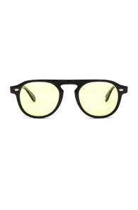 Garrett Leight X Nick Wooster 47 In Black