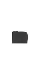 Common Projects Saffiano Leather Zipper Wallet In Black