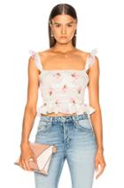 Brock Collection Thadine Top In Floral,white