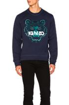 Kenzo Tiger Sweatshirt In Blue