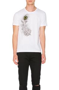 Alexander Mcqueen Organic Jersey Tee In White