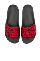 Givenchy Slide Sandals In Black,red