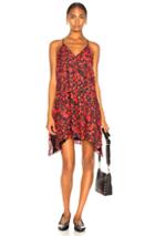 Iro Soul Dress In Black,floral,red