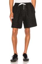 Second/layer Boxer Shorts In Black,stripes