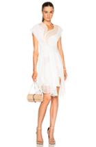 Stella Mccartney Clotilde Mesh Dress In White