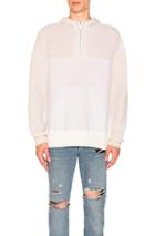 Sacai Sponge Hoodie In White